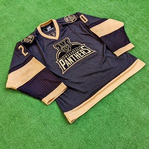 Wakanda Panthers Hockey Jersey Mens Med Marvel Black Panther #20 T'Challa New